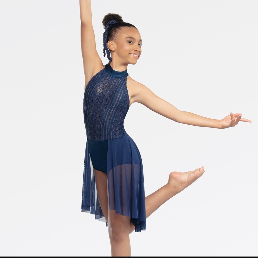 Revolution Way Down We Go Contemporary Dance costume - navy blue, worn once